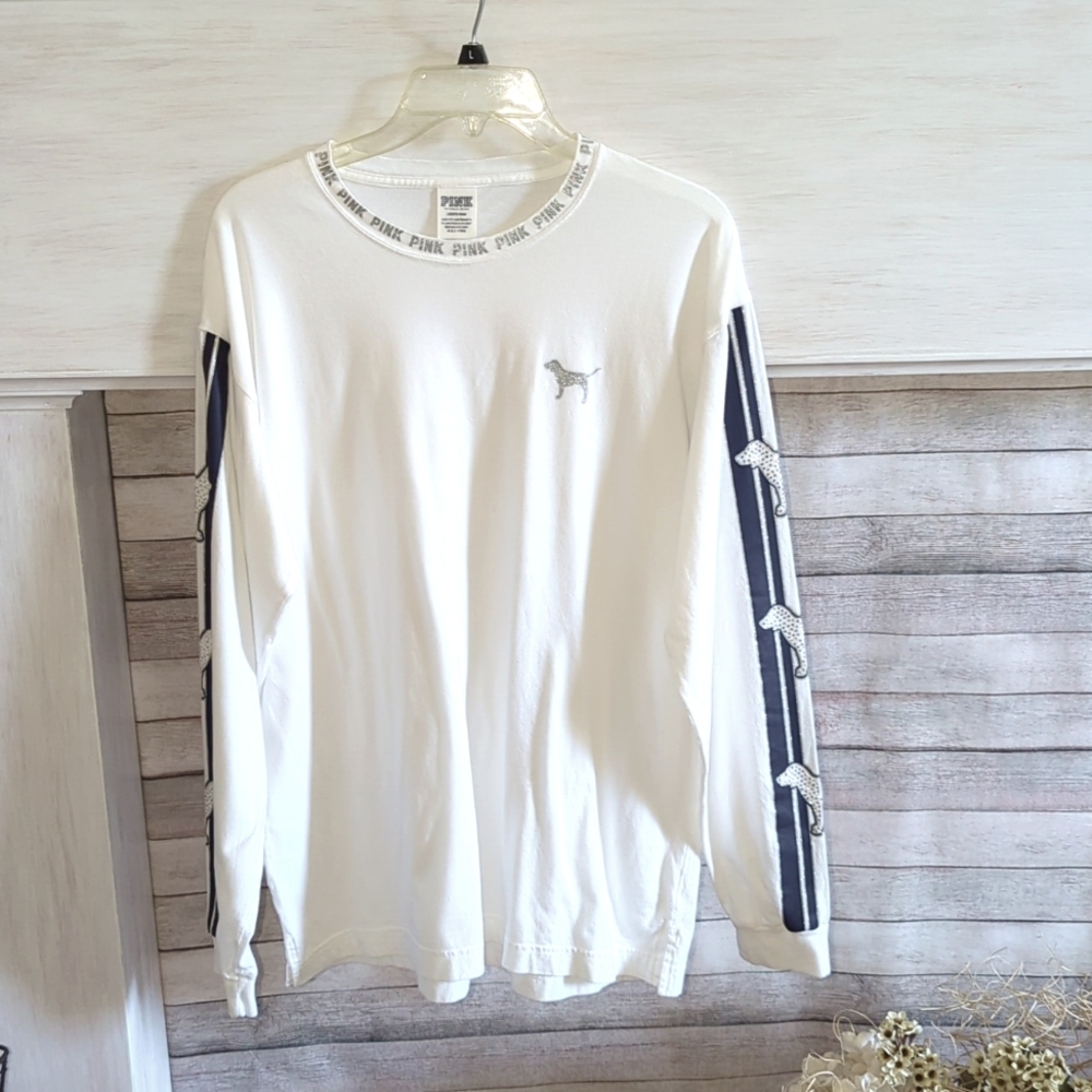 PRICE DROP. PINK Victoria's Secret Varsity Tee